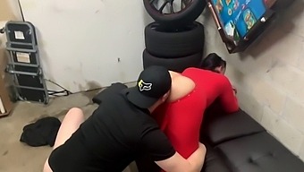 Step-Mom Distracts Step-Son From Gaming And Has Erotic Encounter