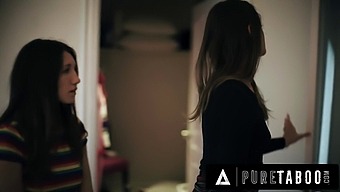 Virgin Teen Maya Woulfe And Stepsister Gizelle Blanco'S Taboo Encounter