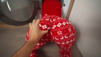 Step Mom Gets Trapped In Washer As Christmas Present For Step Son