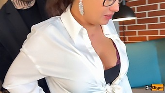 A Married Woman And Her Stepdaughter Get Caught In A Threesome With Two Strangers At Their Residence