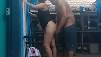 I Catch My Stepmother-In-Law Doing Laundry And I Can'T Help But Have Sex With Her