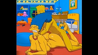 Marge, The Naughty Housewife, Experiences Intense Pleasure From Anal Sex And Explosive Ejaculation