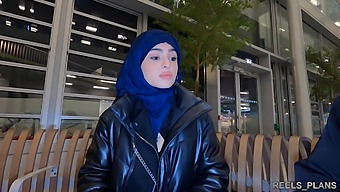 Nadja, An Iranian Woman Wearing A Veil, Engages In Anal Sex In A Toilet And Hallway As Payment For A Flight