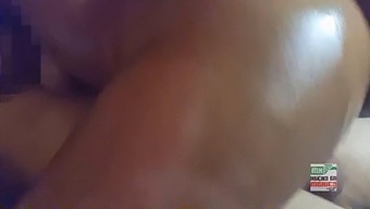 Latina Teen Enjoys Riding And Satisfying Her Boyfriend'S Needs With Oil And Cum