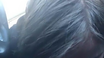 Amateur Girlfriend Gives Homemade Road Head